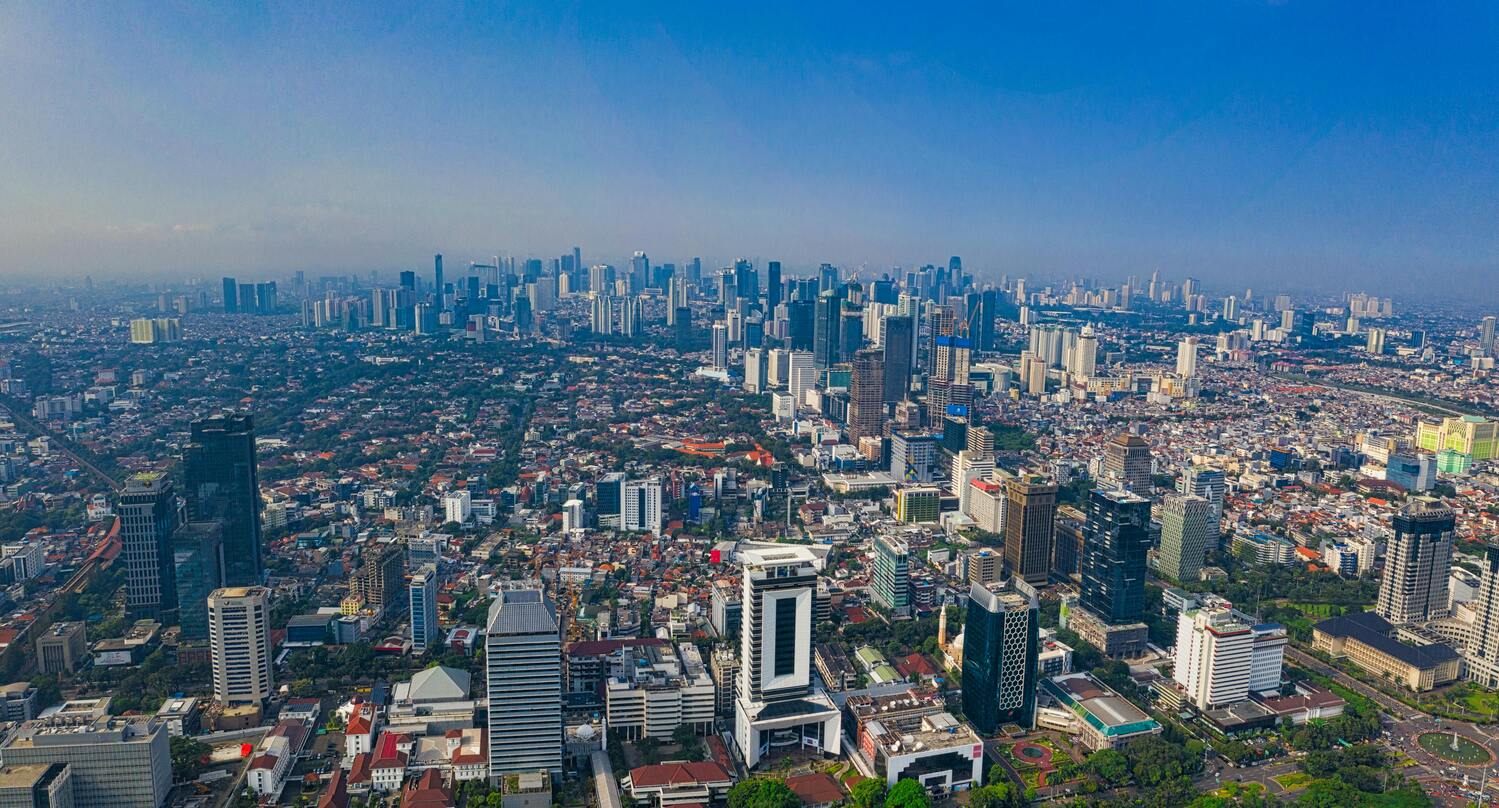 Pemandangan Jakarta sebagai kota terpadat dari atas, salah satu destinasi favorit Yoshi Sudarso.