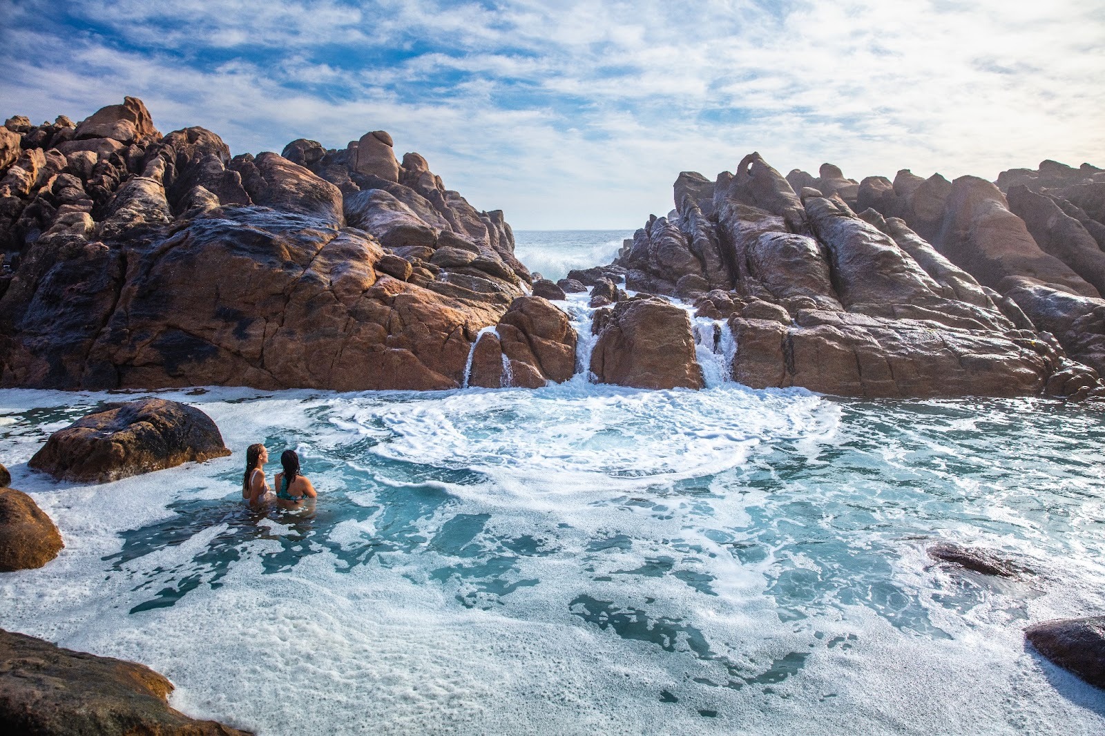 pantai Greens Pool di barat daya Australia.