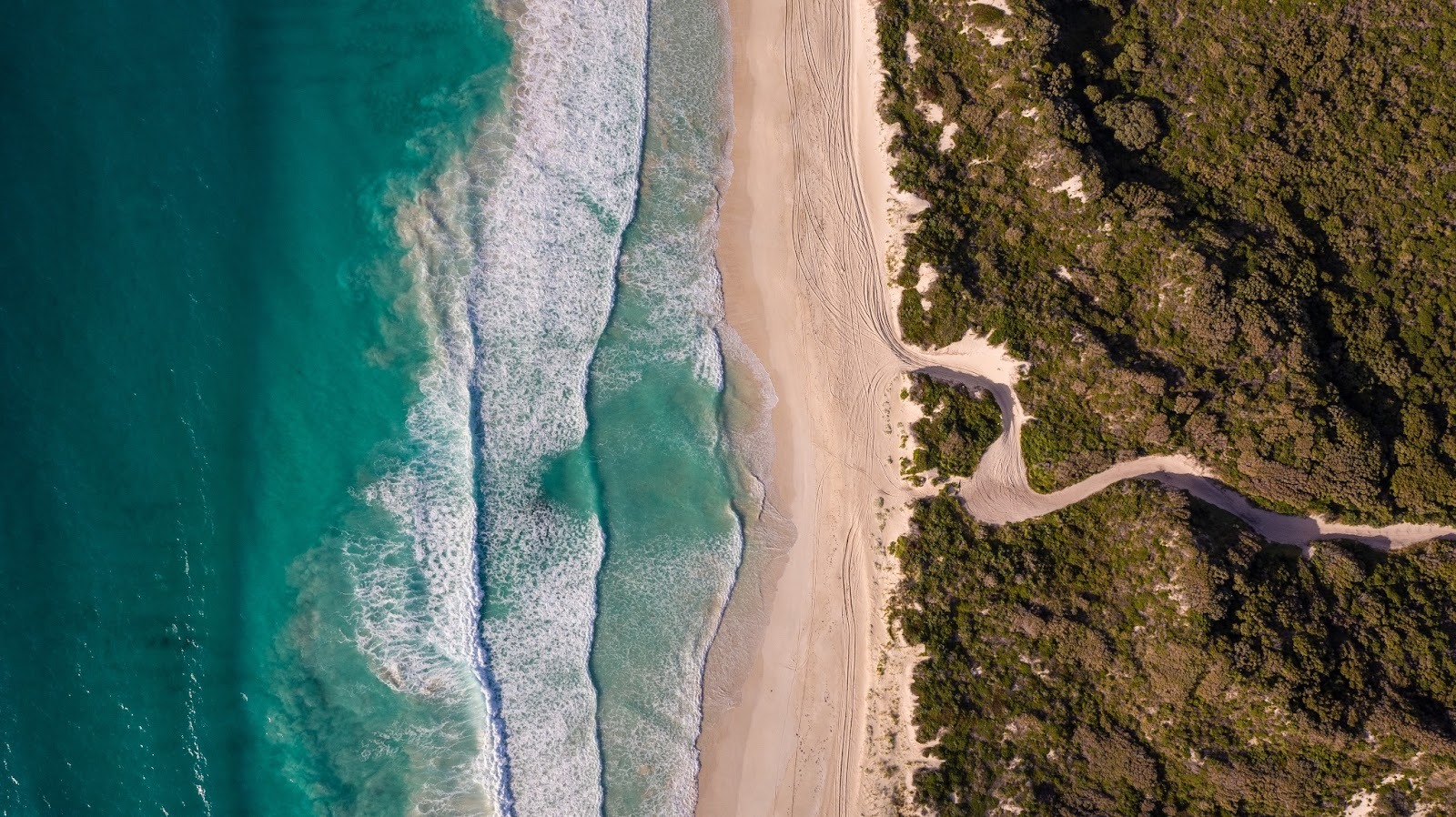 pantai tersembunyi South West Australia, pantai Meelup.