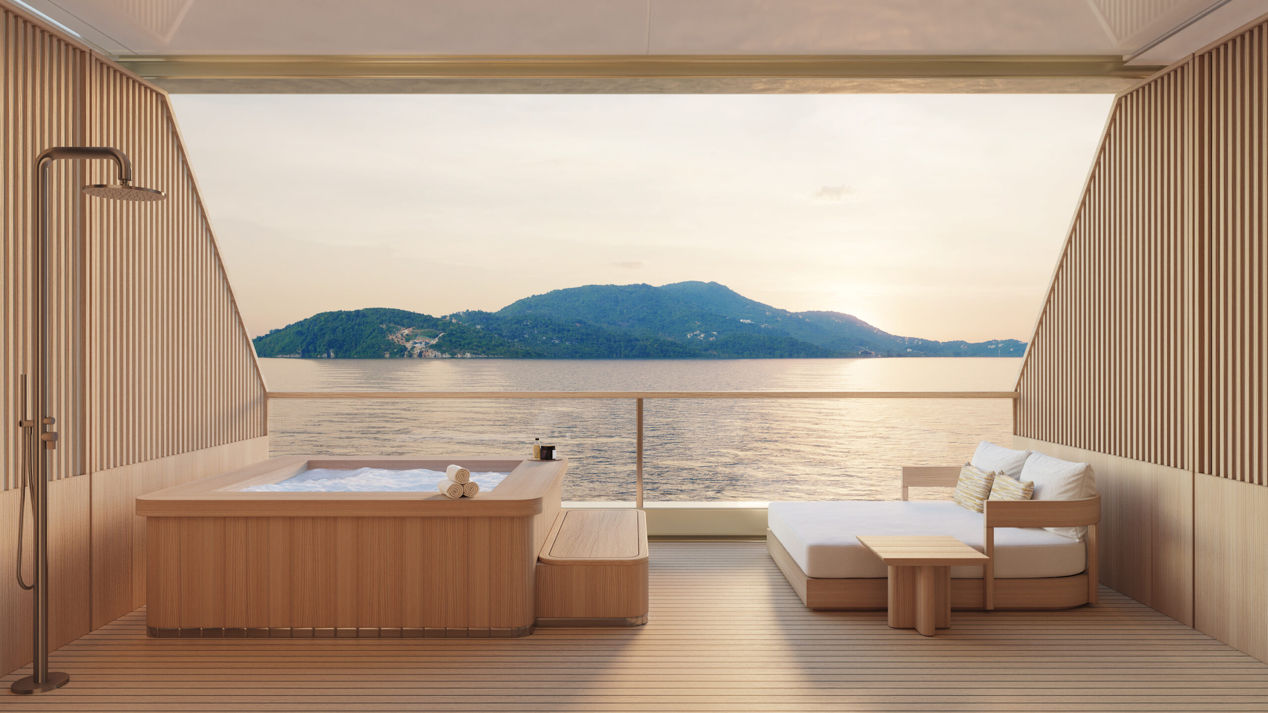 Yacht mewah Amangati, spa & wellness.
