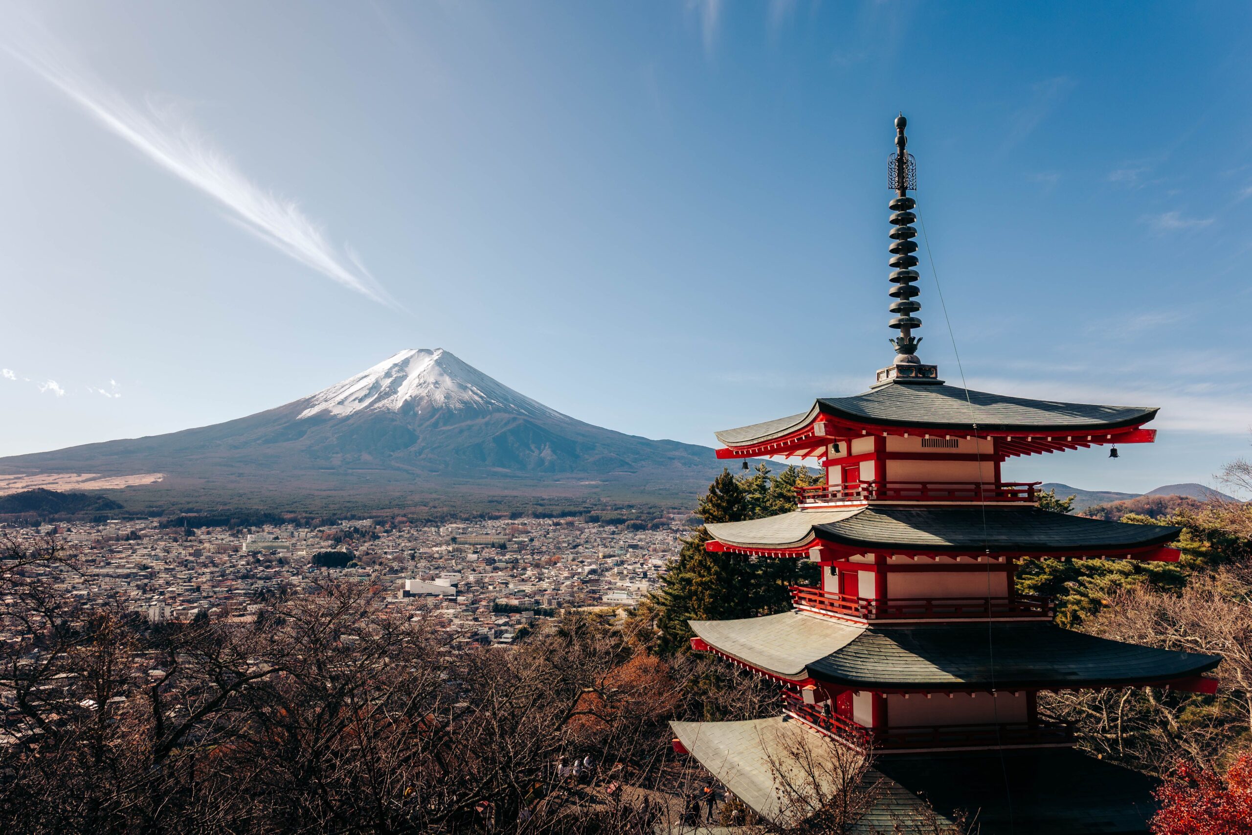 Pemandangan Gunung Fuji Jepang