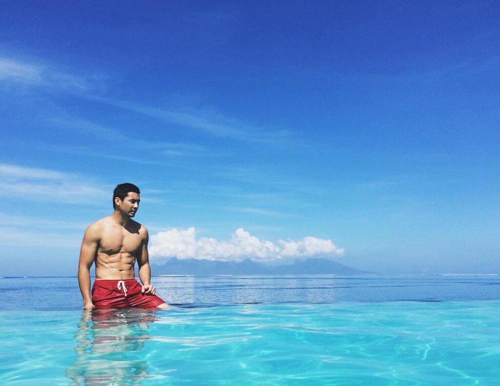 Yoshi Sudarso saat berlibu di Auckland, New Zealand.