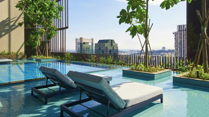 hotel singapura, oasia downtown