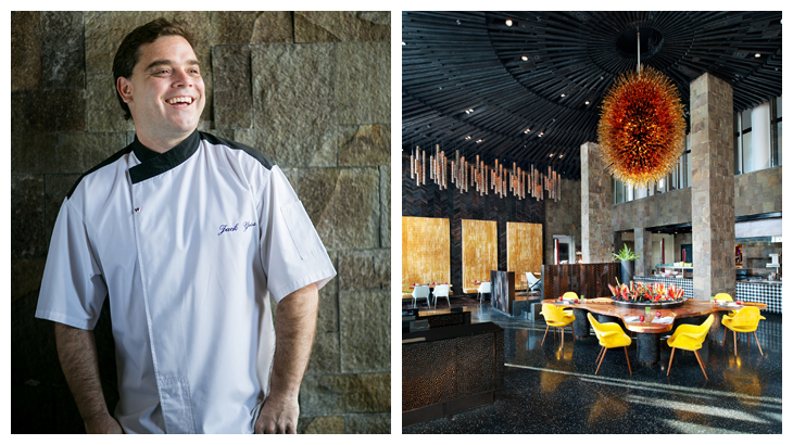Kiri-kanan: Jack Yoss, Director of Culinary W Retreat Bali; Interior FIRE.