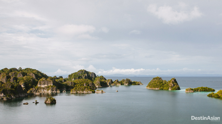 Pemandangan Wayag di Raja Ampat. (Foto oleh Muhammad Fadli).