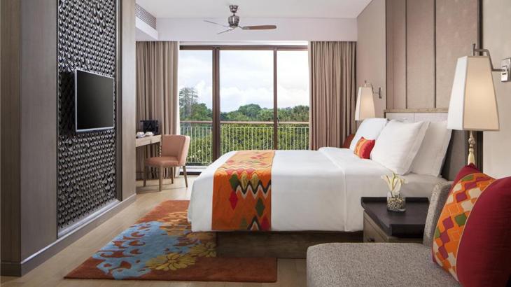 Beberapa kamar memiliki pemandangan yang menawan.